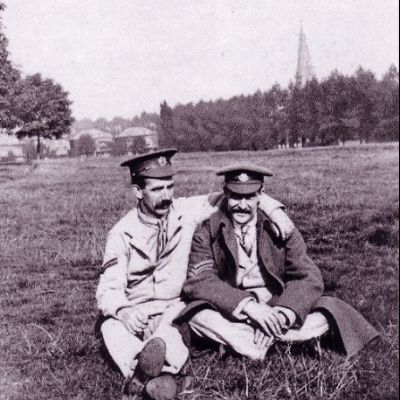 Sitting on the green